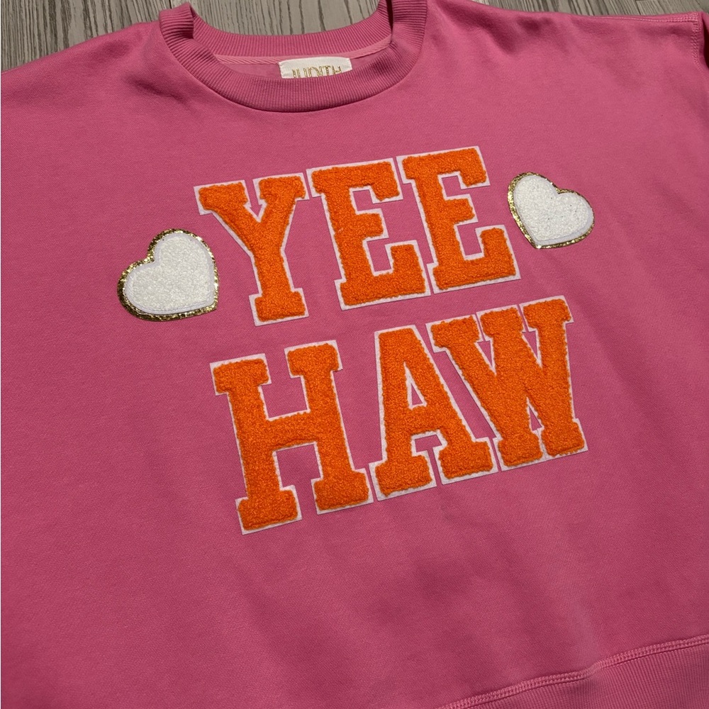 Judith March YEE HAW Sweatshirt Size Medium - Picture 3 of 7